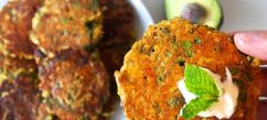 SPINACH AND FETA FRITTERS